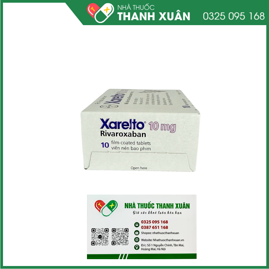 Xarelto phòng ngừa thuyên tắc huyết khối tĩnh mạch